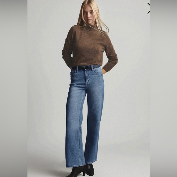 Quince Rich Brown Cashmere Turtleneck Sweater - Picture 3 of 10